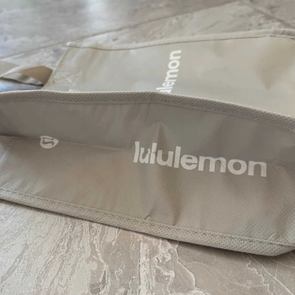 Lululemon Small Beige Tote Bag